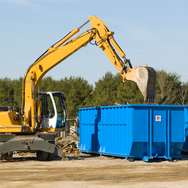 how does a residential dumpster rental service work in Jackson County